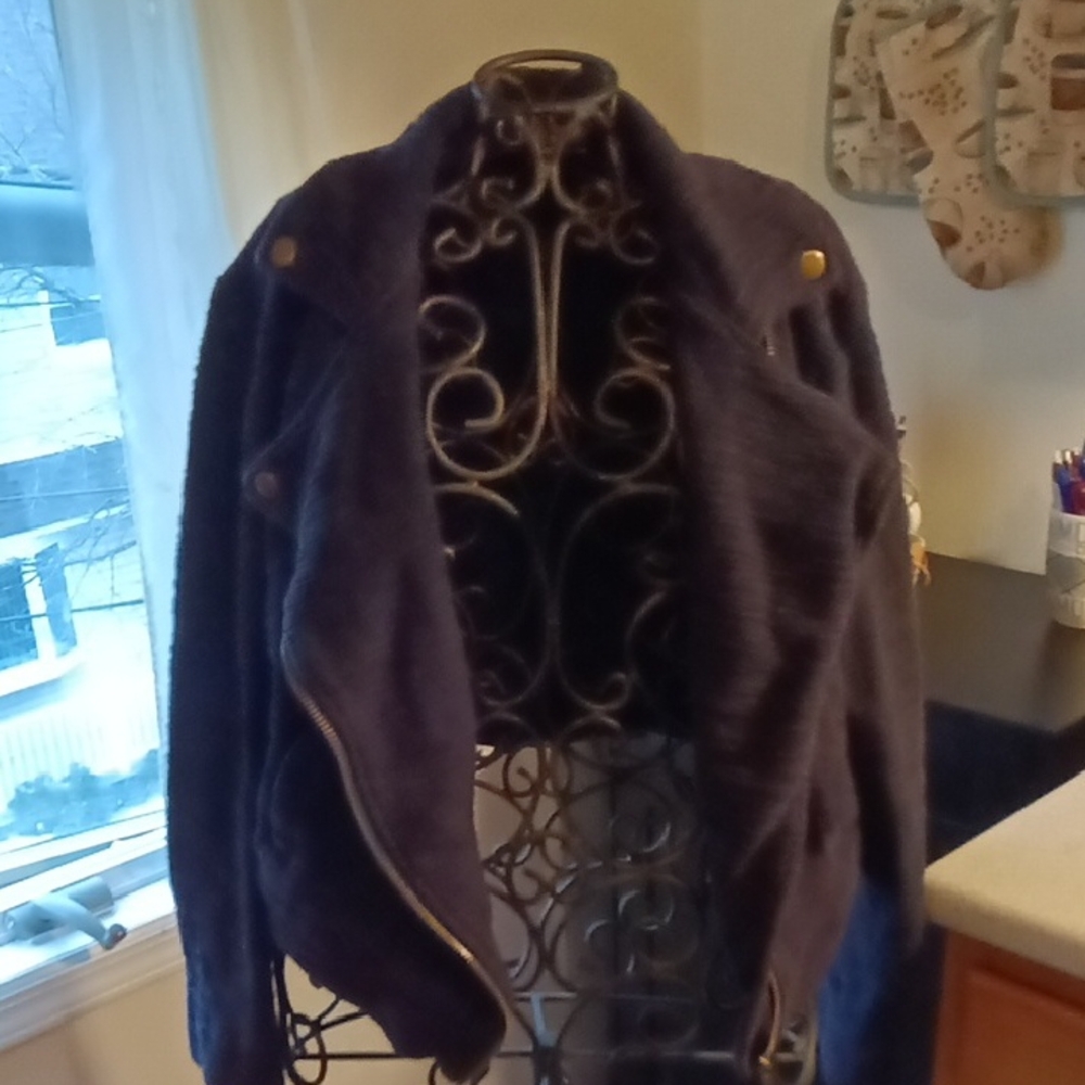 Lilla P Deep Blue Teddy Jacket
